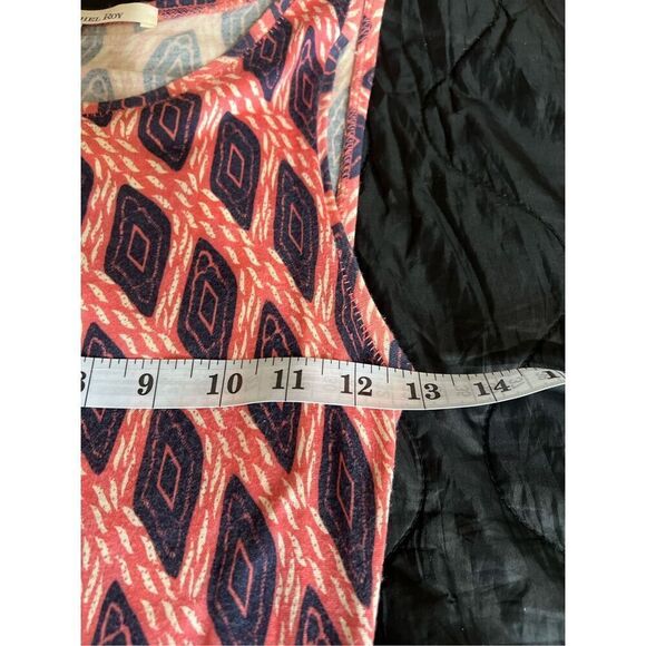 Rachel Rachel Roy Dress Womens Size Small Pink Navy Diamond Print Sleeveless - Picture 7 of 10